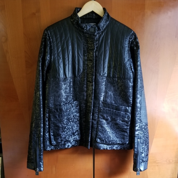 CHANEL Jackets & Blazers - SOLD!!! Chanel Lamb leather &viscose CC logo  Jacket